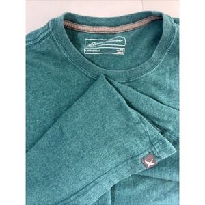 Eddie Bauer Legend Wash Midnight Teal  Shirt Sleeve T-shirt Men's TXL